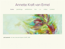 Tablet Screenshot of kraftvanermel.com